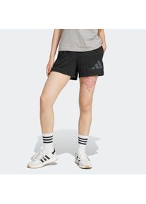 Shorts adidas Sportswear "ESSENTIALS WINNERS", Damen, Gr. XL, N-Gr, schwarz-wei&szlig; (schwarz, wei&szlig;, normal, gr.), Obermaterial: 50% Polyester, 25% Baumwolle, 25% Viskose, Hosen Shorts