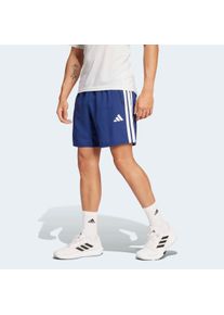 Shorts adidas Performance "ESSENTIALS TRAINING 3-STREIFEN WOVEN", Herren, Gr. 3XL, L&auml;nge 7, blau (dunkelblau, innenbeinl&auml;nge ca. 18 cm), Obermaterial: 100% Polyester, Hosen Shorts