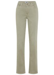 Stretch-Jeans MAC "Melanie", Damen, Gr. 46, L&auml;nge 34, dried rosemary, Denim/Jeans, Obermaterial: 88% Baumwolle, 8% Elastomultiester, 4% Elasthan, figurbetont lang, Jeans Stretch-Jeans, Gerade geschnitten