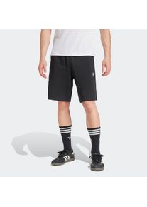 Shorts adidas originals "ESSENTIALS TREFOIL", Herren, Gr. L, N-Gr, schwarz (schwarz, normal, gr.), Obermaterial: 100% Baumwolle, Hosen Shorts, Essential Sweat Shorts mit Logo, aus weichem French-Terry Material