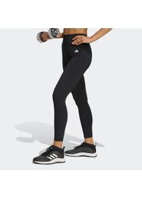 Trainingstights adidas Performance "OPTIME ESSENTIALS 7/8-LEGGINGS, OHNE VORDERNAHT", Damen, Gr. XL, N-Gr, schwarz, normal, gr., Obermaterial: 85% Polyester, 15% Elasthan, 7/8-L&auml;nge, Hosen Trainingstights