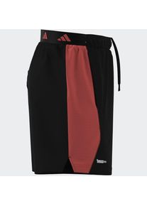 Shorts adidas Performance "TECH APPAREL CLIMACOOL", Herren, Gr. S, L&auml;nge 7, schwarz, easy coral, innenbeinl&auml;nge ca. 18 cm, Obermaterial: 100% Polyester, Hosen Shorts, f&uuml;r Fitnessstudio und Joggen, leichtes und atmungsaktives Material
