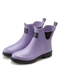 Gummistiefelette ELBSAND "Boots, Gummistiefel, Schlupfstiefel", Herren, Gr. 35, lila, Obermaterial: 100% Synthetik. Decksohle: 100% Textilmaterial. Futter: 100% Textilmaterial. Laufsohle: 100% Synthetik, unifarben, Schuhe Gummistiefelette, aus wasserdichtem Material
