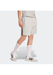 Shorts adidas Sportswear "SEASONAL ESSENTIALS COLORBLOCK", Herren, Gr. XL, N-Gr, grau (medium grau heather, normal, gr.), Obermaterial: 55% Baumwolle, 36% Polyester, 9% Viskose, Hosen Shorts