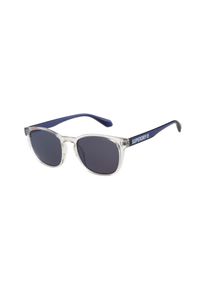 Sonnenbrille Superdry "Modell 996097", Herren, transparent, blau, matt, transparent, Sonnenbrillen Sonnenbrille, Form Karree/Soft, Logoschriftzug auf B&uuml;gel, Injectionfassung