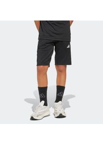 Shorts adidas Sportswear "HOUSE OF TIRO KIDS", Damen, Gr. 128, N-Gr, wei&szlig; (schwarz, wei&szlig;,), Obermaterial: 70% Polyester, 30% Baumwolle, Hosen Shorts