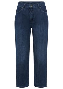 Straight-Jeans MAC, Damen, Gr. 46, N-Gr, authentic dunkelblau used, Denim/Jeans, Obermaterial: 86% Baumwolle, 10% Polyester, 4% Elasthan, unifarben, straight fit lang, Jeans Straight-Jeans, mit Taschen