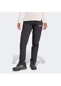 Outdoorhose adidas terrex "MULTI ZIP-OFF", Herren, Gr. 48, N-Gr, schwarz (schwarz, normal, gr.), Obermaterial: 93% Polyamid, 7% Elasthan, Hosen Outdoorhose