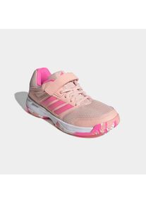 Hallenschuh adidas Performance "SPEEDCOURT INDOOR KIDS", Jungen, Gr. 37, blush pink, lucid pink, ftwr wei&szlig;, Synthetik, Textil, Schuhe Hallenschuh, geeignet f&uuml;r jeden Hallensport, Indoorschuhe f&uuml;r Kinder & Jugendliche