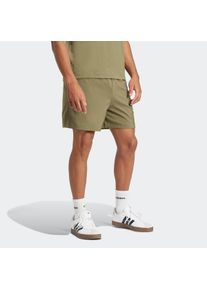 Shorts adidas Sportswear "ESSENTIALS SMALL LOGO CHELSEA", Herren, Gr. XXL, N-Gr, gr&uuml;n (olive strata, schwarz, normal, gr.), Obermaterial: 100% Polyester, Hosen Shorts
