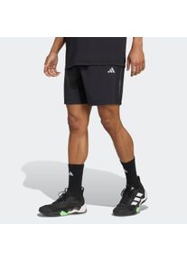 Shorts adidas Performance "TECH APPAREL", Herren, Gr. M, L&auml;nge 7, schwarz, innenbeinl&auml;nge ca. 18 cm, Obermaterial: 87% Polyester, 13% Elasthan, Hosen Shorts, aus weichem Stretchmaterial, mit Mesh-Bel&uuml;ftungseinsatz