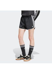 Shorts adidas originals "ADICOLOR 3-STREIFEN SPRINTER", Damen, Gr. L, N-Gr, schwarz (schwarz, normal, gr.), Obermaterial: 97% Polyester, 3% Elasthan, Hosen Shorts, lockere Passform, mit Elasthan-Anteil, f&uuml;r vielseitige Aktivit&auml;ten