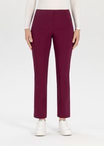 Schlupfhose Stehmann "Ina", Damen, Gr. 46, N-Gr, beet rot, Web, Obermaterial: 76% Viskose, 21% Polyamid, 3% Elasthan, Basic, Basic schmal kn&ouml;chellang, Hosen Schlupfhose, innen w&auml;rmend angeraut
