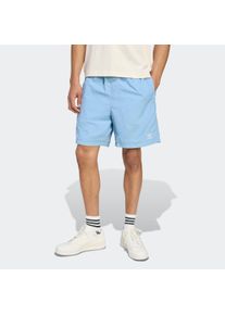 Shorts adidas originals "TREFOIL ESSENTIALS WOVEN", Herren, Gr. L, N-Gr, ash blau, normal, gr., Obermaterial: 100% Polyamid, Hosen Shorts