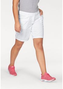 Bermudas Kangaroos, Damen, Gr. 46, N-Gr, wei&szlig;, Web, Obermaterial: 100% Baumwolle, unifarben, schmal kurz, Hosen Bermudas, krempelbar