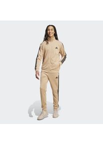 Trainingsanzug adidas Sportswear "DAYREADY", Herren, Gr. XXL, beige (warm sandstone), Interlock, Obermaterial: 100% Polyester, Sportanz&uuml;ge Trainingsanzug, f&uuml;r Laufen und sportliche Aktivit&auml;ten, zweiteiliges Set