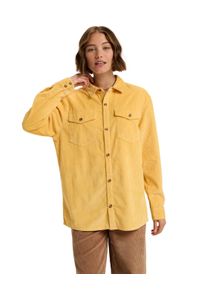 Langarmshirt Roxy "Let It Go Cord", Damen, Gr. XL, ochre, Obermaterial: 100% Walkfrottier;, Shirts Langarmshirt