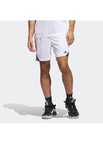 Trainingsshorts adidas Performance "ICON SQUAD", Herren, Gr. XXL, N-Gr, schwarz-wei&szlig; (wei&szlig;, schwarz, normal, gr.), Obermaterial: 100% Polyester, clean, Hosen Trainingsshorts