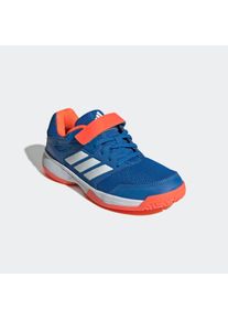 Hallenschuh adidas Performance "SPEEDCOURT INDOOR KIDS", Jungen, Gr. 38,5, orange (bright royal, cloud wei&szlig;, team solar orange), Synthetik, Textil, Schuhe Hallenschuh, geeignet f&uuml;r jeden Hallensport, Indoorschuhe f&uuml;r Kinder & Jugendliche