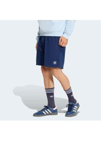 Shorts adidas originals "TREFOIL ESSENTIALS 7 INCH FLEECE", Herren, Gr. S, N-Gr, night indigo, normal, gr., Obermaterial: 82% Baumwolle, 18% Polyester, Hosen Shorts, sportlicher Stil, f&uuml;r vielseitige Alltagsaktivit&auml;ten