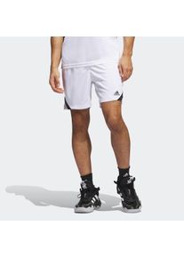 Trainingsshorts adidas Performance "ICON SQUAD", Herren, Gr. L, N-Gr, schwarz-wei&szlig; (wei&szlig;, schwarz, normal, gr.), Obermaterial: 100% Polyester, clean, Hosen Trainingsshorts