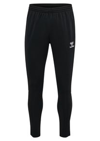 Trainingshose Hummel "HMLCORE 2.0 TRAINING PANTS", Herren, Gr. S (46), N-Gr, schwarz, wei&szlig;, Obermaterial: 100% Polyester, weit, unten schmal, Hosen Trainingshose, weite Passform, konische Passform, mit Kordelverschluss