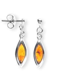 Paar Ohrh&auml;nger OSTSEE-SCHMUCK "OSTSEE-SCHMUCK Ohrh&auml;nger Alwa Ohrh&auml;nger Alwa", wei&szlig; (wei&szlig;, neutral), Ohrringe, Damen, 27 x 6mm, Silber 925 (Sterlingsilber), Paar Ohrh&auml;nger