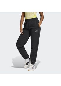 Sporthose adidas Sportswear "FUTURE ICONS SMALL LOGO", Damen, Gr. XXL, N-Gr, schwarz (schwarz, normal, gr.), Obermaterial: 68% Baumwolle, 32% Polyester, Hosen Sporthose, Regul&auml;r geschnitten, elastischer Bund