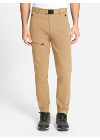 Outdoorhose Catamaran, Herren, Gr. 54, Normalgr&ouml;&szlig;en, camel, 72% Viskose, 25% Polyamid, 3% Elasthan, unifarben, lang, Hosen Outdoorhose