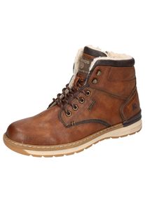 Winterboots Lerros, Herren, Gr. 44, braun (cognacfarben), Lederimitat, used, Schuhe Winterboots, Casual Boots, Winterboots mit Warmfutter