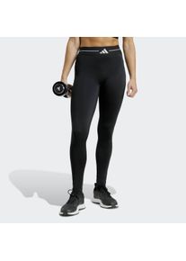 Trainingstights adidas Performance "HYPERGLAM 3-STRIPES FULL LENGTH LEGGING", Damen, Gr. S, N-Gr, schwarz, normal, gr., Obermaterial: 85% Polyester, 15% Elasthan, Hosen Trainingstights