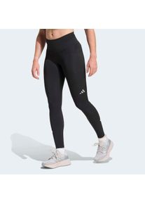 Lauftights adidas Performance "ADI365 CLIMACOOL 3-STREIFEN RUNNING FULL LENGTH LEGGINGS", Damen, Gr. XL, N-Gr, schwarz, normal, gr., Obermaterial: 85% Polyester, 15% Elasthan, Hosen Lauftights