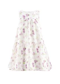 Sommerkleid happy girls "M&auml;dchenkleid", M&auml;dchen, Gr. 128, EURO-Gr&ouml;&szlig;en, lila, Stoff, 100% Polyester, normal, Kleider Sommerkleid