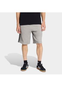 Shorts adidas originals "3-STREIFEN", Herren, Gr. XXL, N-Gr, medium grau heather, normal, gr., Obermaterial: 100% Baumwolle, Hosen Shorts, sportlicher Stil, f&uuml;r Stra&szlig;e und Zuhause, aus weichem French Terry
