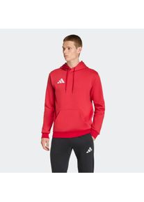 Kapuzensweatshirt adidas Performance "ENTRADA26 HOODIE", Herren, Gr. 3XL, team power rot 2, wei&szlig;, Obermaterial: 70% Baumwolle, 30% Polyester, angesetztes B&uuml;ndchen, Sweatshirts Kapuzensweatshirt