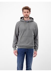 Hoodie Lerros "Herren Sweat-Hoodie", Herren, Gr. M, basalt grau, 50% Baumwolle, 50% Polyester, Sweatshirts Hoodie