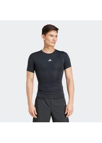 T-Shirt adidas Performance "TECHFIT COMPRESSION TRAINING", Herren, Gr. L, schwarz, Obermaterial: 83% Polyester, 17% Elasthan, Shirts T-Shirt