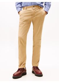 Chinohose Tommy Jeans "SCANTON Slim Fit Hose", Herren, Gr. 38, L&auml;nge 30, schwarz dune, Web, Obermaterial: 96% Baumwolle, 4% Elasthan, clean, slim fit lang, Hosen Chinohose, slim fit, Twill