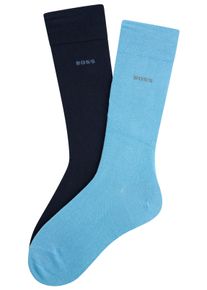 Businesssocken BOSS "2P RS Bamboo 1027", Damen, Gr. 39-42, bright blau 438, Viskose, elastisch, Socken Businesssocken, mit Strickb&uuml;ndchen