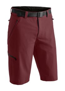 Bermudas Maier Sports "Nil Bermuda", Damen, Gr. 54, Normalgr&ouml;&szlig;en, weinrot, 90% Polyamid, 10% Elasthan, Hosen Bermudas, kurze Herren Wanderhose, moderne Outdoor-Bermuda, Trekkinghose