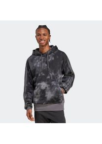 Kapuzensweatshirt adidas Sportswear "AOP COLOURBLOCK HOODIE", Herren, Gr. M, bunt (multicolor, grau six, grau six), Obermaterial: 70% Baumwolle, 30% Polyester, normal, Rundhals, angesetztes B&uuml;ndchen, Sweatshirts Kapuzensweatshirt