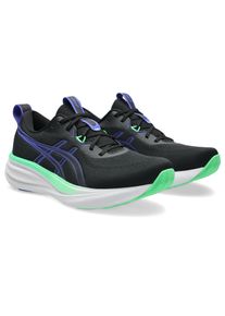 Laufschuh asics "GEL-PULSE 17", Herren, Gr. 47, schwarz, cobalt burst, Synthetik, Schuhe Laufschuh, mit GEL-Technologie im R&uuml;ckfu&szlig;, mit FF BLAST D&auml;mpfung