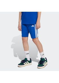Shorts adidas Sportswear "ESSENTIALS KIDS", Damen, Gr. 152, N-Gr, blau (royal blau, wei&szlig;,), Obermaterial: 100% Baumwolle, Hosen Shorts, sportlicher Stil, f&uuml;r Kinder, aus Baumwolle, atmungsaktiv