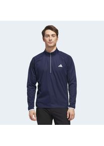 Sweatshirt adidas Performance "ULTIMATE365 DURABLE WATER REPELLENT WIND QUARTER-ZIP", Herren, Gr. XL, collegiate navy, wei&szlig;, Obermaterial: 100% Polyester, angesetztes B&uuml;ndchen, Sweatshirts Sweatshirt