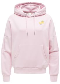 Kapuzenpullover Ragwear "Kapuzenpullover Pirita PP", Damen, Gr. XXL, rosa (marshmallow), Obermaterial: 70% Baumwolle CO. 30% Polyester PES., hoch geschlossener Ausschnitt, &Auml;rmel ohne &Auml;rmelschlitz Rippb&uuml;ndchen, Pullover Kapuzenpullover