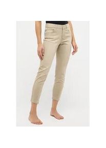 Straight-Jeans Angels "ORNELLA", Damen, Gr. 38, N-Gr, sand used, Denim/Jeans, Obermaterial: 89% Baumwolle, 8% Polyester, 3% Elasthan, Jeans Straight-Jeans