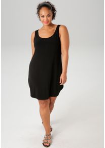 sheego Gro&szlig;e Gr&ouml;&szlig;en Unterkleid, schwarz, Gr&ouml;&szlig;e 52 - Damen