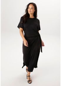 sheego Gro&szlig;e Gr&ouml;&szlig;en Maxikleid, schwarz, Gr&ouml;&szlig;e 52 - Damen