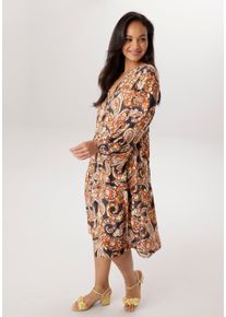 sheego Gro&szlig;e Gr&ouml;&szlig;en Tunikakleid, bunt, Gr&ouml;&szlig;e 52 - Damen