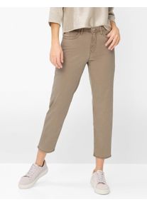 Brax Damen Five-Pocket-Hose Style CAROLA S MOCHA BROWN, denim dunkelbraun, Gr. 48L